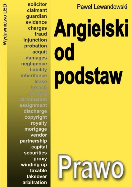 okładka Angielski od podstaw. Prawo książka