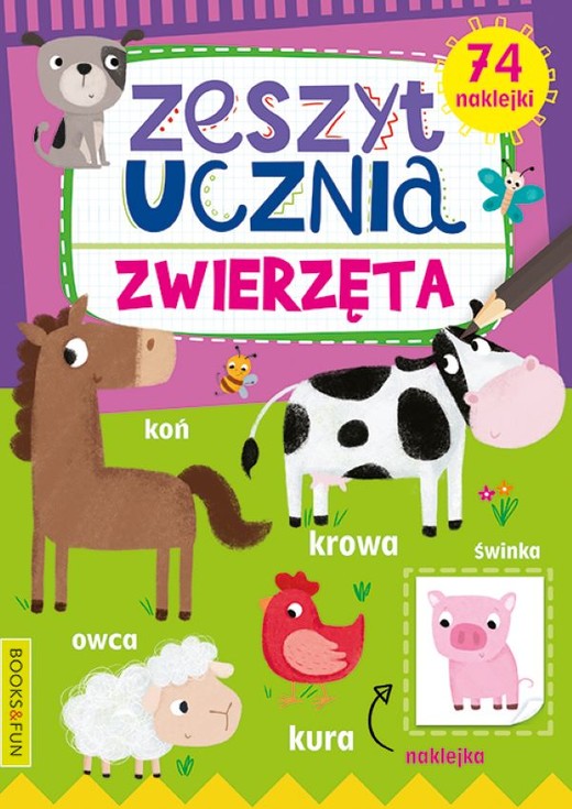 okładka Zwierzęta. Zeszyt ucznia książka | Opracowanie zbiorowe