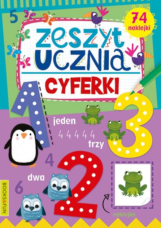 okładka Cyferki. Zeszyt ucznia książka | Opracowanie zbiorowe