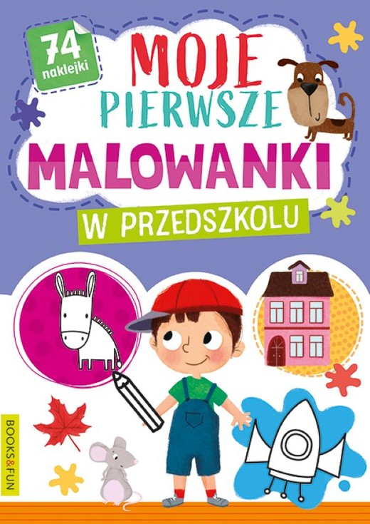 okładka Moje pierwsze mądre malowanki trzylatka książka | Opracowanie zbiorowe
