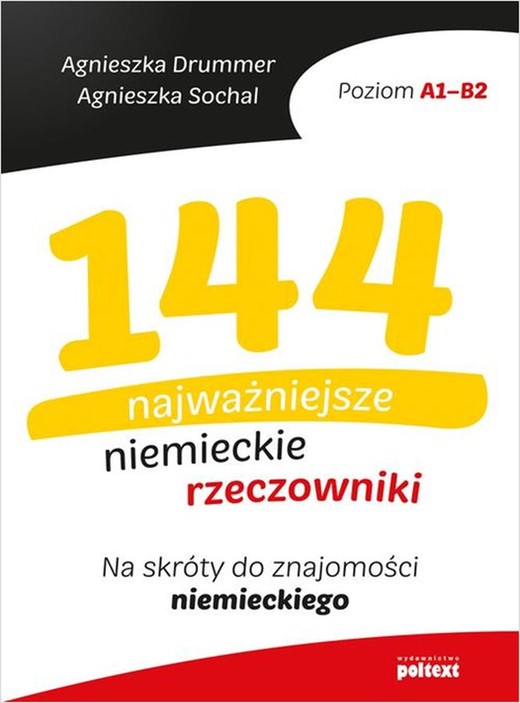 okładka 144 najważniejsze niemieckie rzeczowniki książka