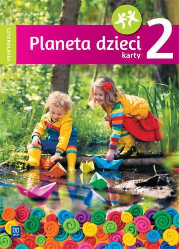 okładka Planeta dzieci Karty pracy Czterolatek Część 2 książka