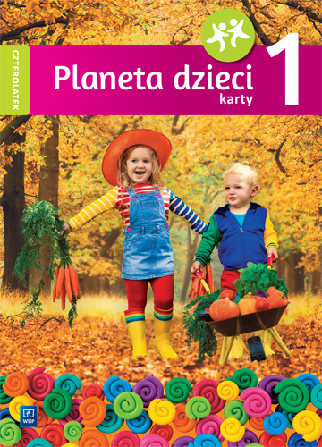 okładka Planeta dzieci Karty pracy Czterolatek Część 1 książka