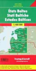 okładka Kraje bałtyckie litwa łotwa estonia mapa 1:400 000 książka | Opracowanie zbiorowe