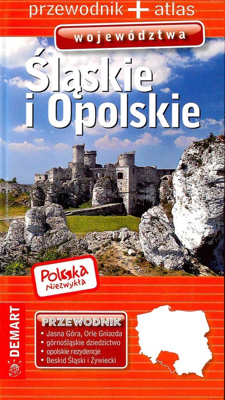 okładka Województwo śląskie i opolskie przewodnik + atlas wyd. 2018 książka | Opracowanie zbiorowe