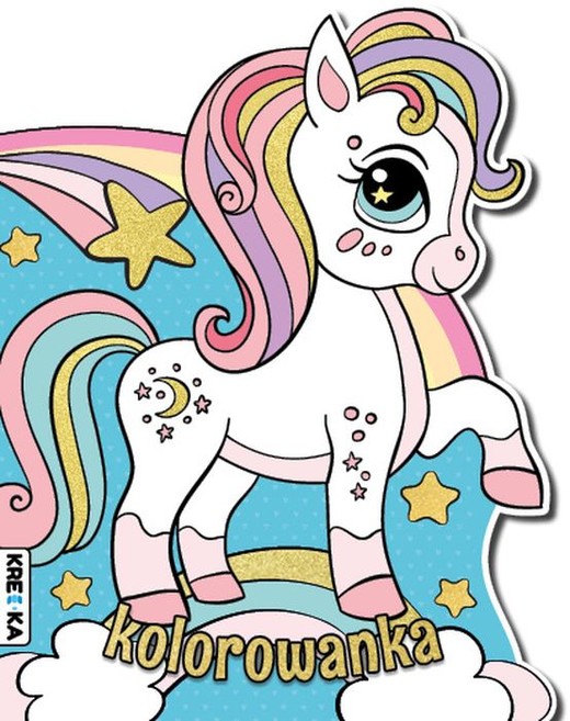 okładka Kucyk. Kolorowanka z wykrojnikiem książka | Opracowanie zbiorowe