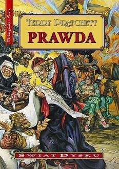 okładka Prawda. Świat Dysku wyd. 2023 książka | Terry Pratchett