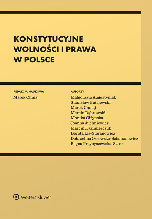 okładka Konstytucyjne wolności i prawa w Polsce książka | Marek Chmaj