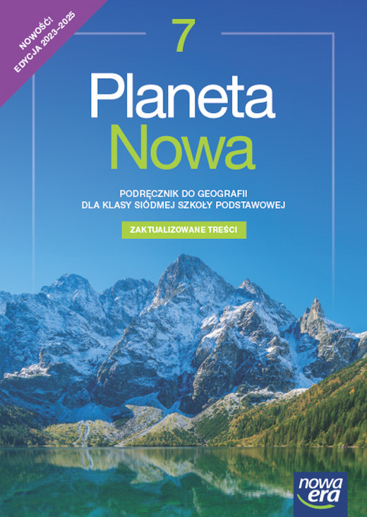 okładka Geografia planeta nowa NEON podręcznik dla klasy 7 szkoły podstawowej EDYCJA 2023-2025 książka | Mariusz Szubert