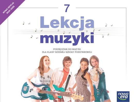 okładka Muzyka lekcja muzyki NEON podręcznik dla klasy 7 szkoły podstawowej EDYCJA 2023-2025 książka | Monika Gromek, Grażyna Kilbach