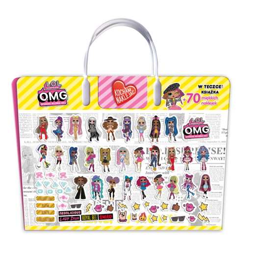 okładka Ważne, by mówili L.O.L. Surprise! OMG. Kocham naklejać książka | Opracowanie zbiorowe