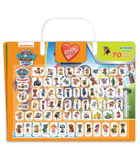 okładka Dzielna ekipa z zatoki przygód. Psi Patrol. Kocham naklejać książka | Opracowanie zbiorowe