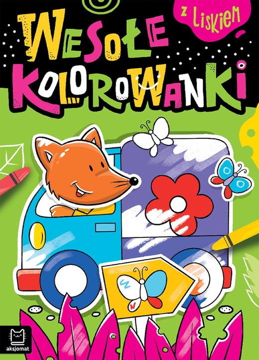 okładka Wesołe kolorowanki z liskiem książka | Bogusław Michalec