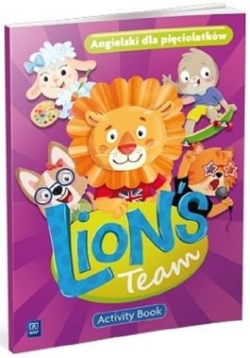 okładka Język angielski Lion's Team Activity Book przedszkole Pięciolatek książka | Opracowanie zbiorowe