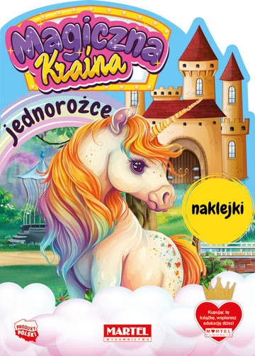 okładka Jednorożce z naklejkami. Magiczna kraina książka | Salamon Katarzyna