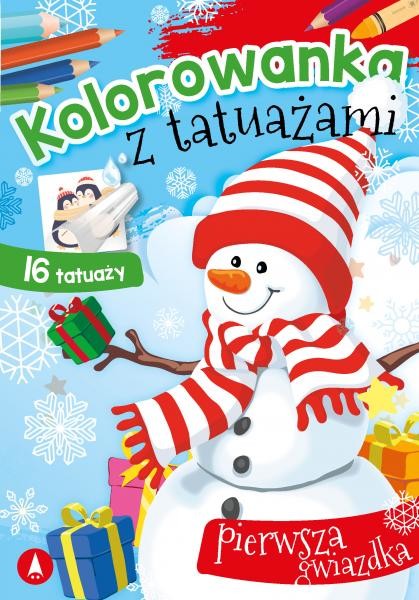 okładka Pierwsza gwiazdka. Kolorowanka z tatuażami książka | Opracowanie zbiorowe