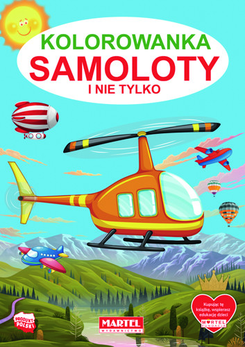 okładka Samoloty i nie tylko. Kolorowanka książka