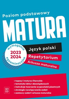 okładka Nowe Repetytorium 2023 język polski arkusze maturalne zakres podstawowy książka | Opracowanie zbiorowe