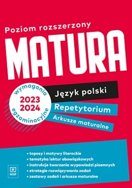 okładka Nowe Repetytorium 2023 język polski arkusze maturalne zakres rozszerzony książka | Opracowanie zbiorowe