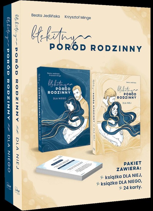 okładka Pakiet Błękitny Poród Rodzinny książka | Beata Jedlińska