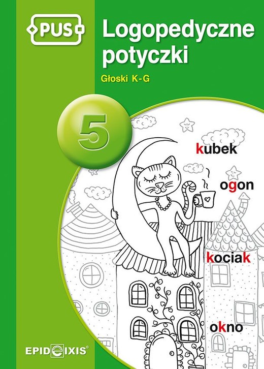 okładka PUS LOgopedyczne potyczki 5 Głoski K-G książka