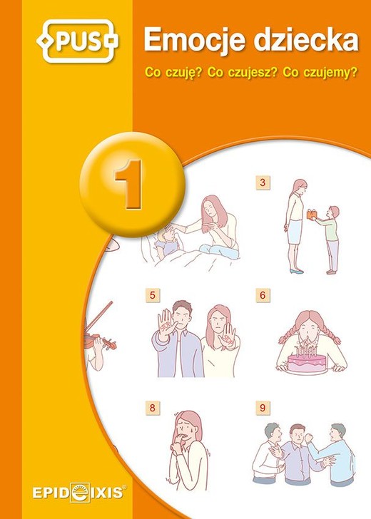 okładka PUS Emocje dziecka 1 Co czuję? Co czujesz? Co czujemy? książka