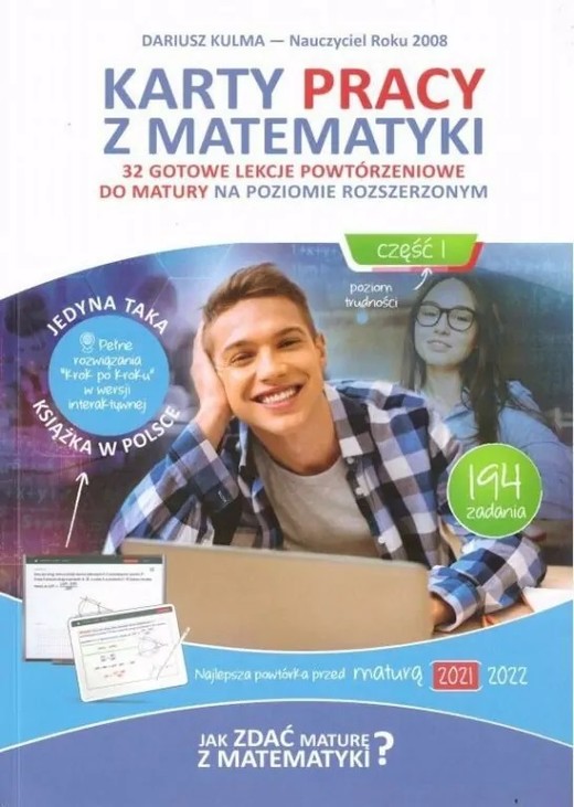 okładka Karty pracy z matematyki 1 książka | Kulma Dariusz