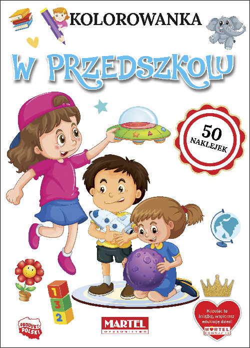 okładka W przedszkolu. Kolorowanka książka