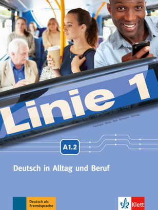 okładka Linie 1 A1. 2. Podręcznik z ćwiczeniami +dvd-rom książka