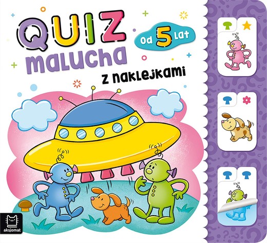 okładka Quiz malucha z naklejkami od 5 lat książka | Opracowanie zbiorowe