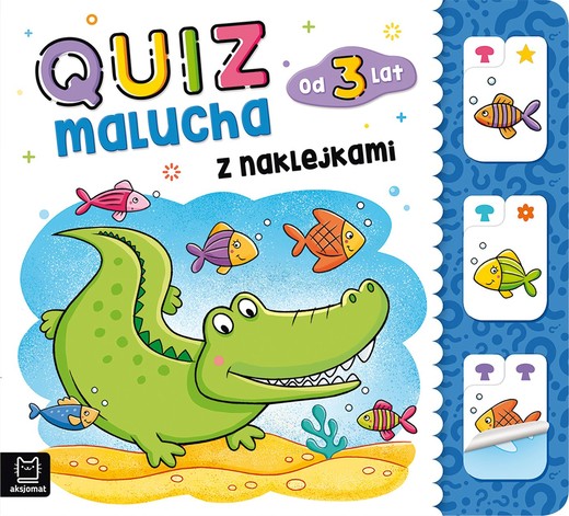 okładka Quiz malucha z naklejkami od 3 lat książka | Opracowanie zbiorowe