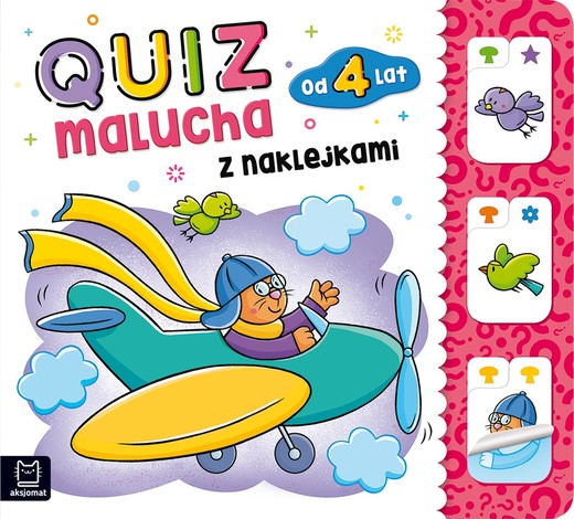 okładka Quiz malucha z naklejkami od 4 lat książka | Opracowanie zbiorowe