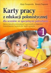 okładka Język polski. Karty pracy z edukacji polonistycznej dla uczniów ze specjalnymi potrzebami. Część 1 książka | Renata Naprawa, Alicja Tanajewska