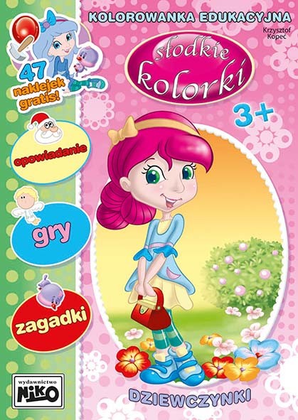 okładka Dziewczynki. Słodkie kolorki książka | Kopeć Krzysztof