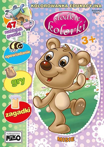 okładka Misie. Słodkie kolorki książka | Kopeć Krzysztof