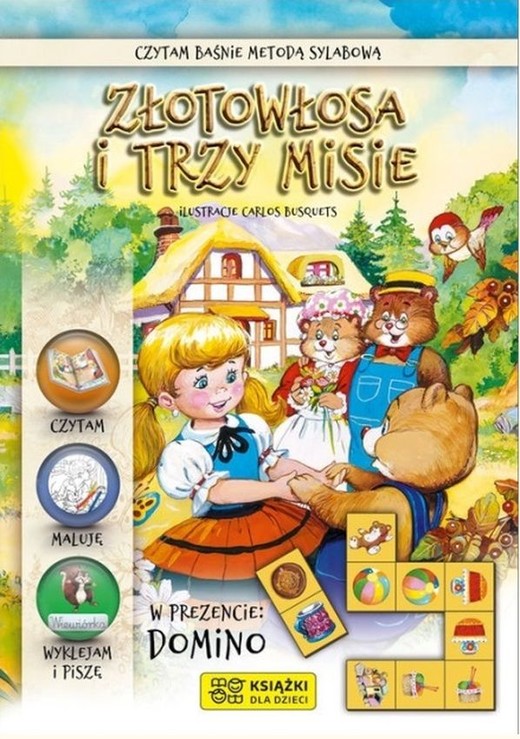 okładka Złotowłosa i trzy misie. Czytam baśnie metodą sylabową książka | Beata Wojciechowska-Dudek