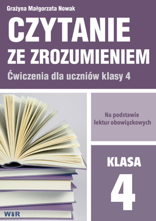 okładka Czytanie ze zrozumieniem dla klasy 4n, książka
