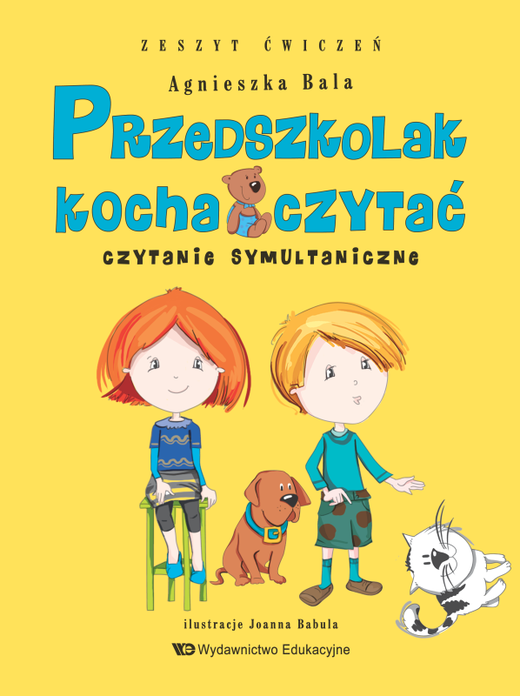 okładka Przedszkolak kocha czytać Zeszyt ćwiczeń Czytanie symultaniczne książka