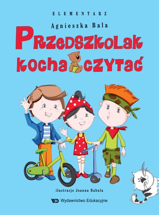 okładka Przedszkolak kocha czytać Elementarz książka