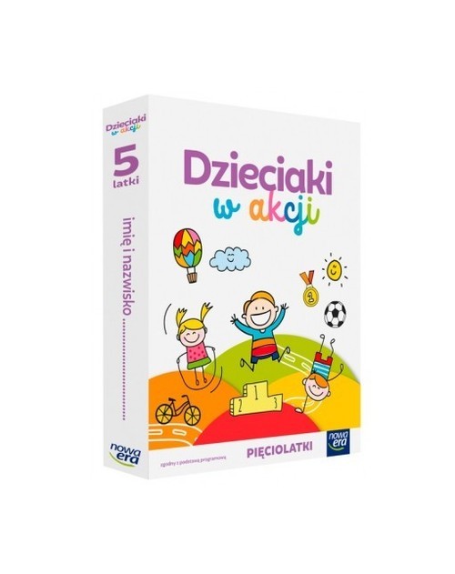 okładka Wychowanie przedszkolne dzieciaki w akcji 5-latki zestaw 30550 książka | Praca Zbiorowa