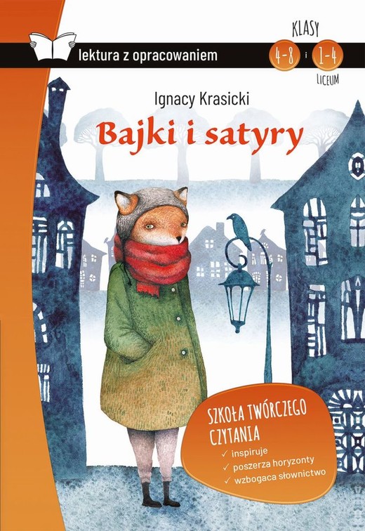 okładka Bajki i satyry lektura z opracowaniem książka