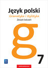 okładka Język polski gramatyka i stylistyka zeszyt ćwiczeń dla klasy 7 szkoły podstawowej 177602 książka