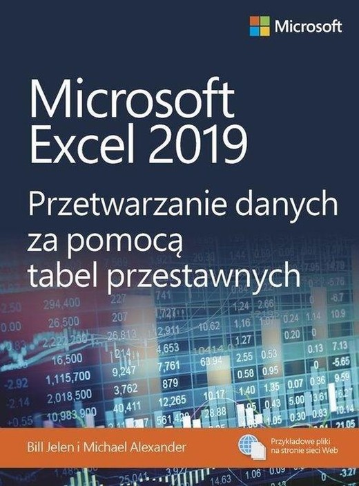 okładka Microsoft excel 2019 przetwarzanie danych za pomocą tabel przestawnych książka