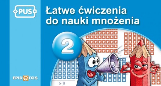 okładka PUS Łatwe ćwiczenia do nauki mnożenia część 2 książka