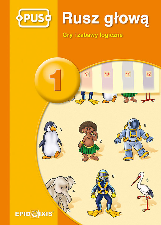 okładka PUS Rusz głową 1 Gry i zabawy logiczne książka