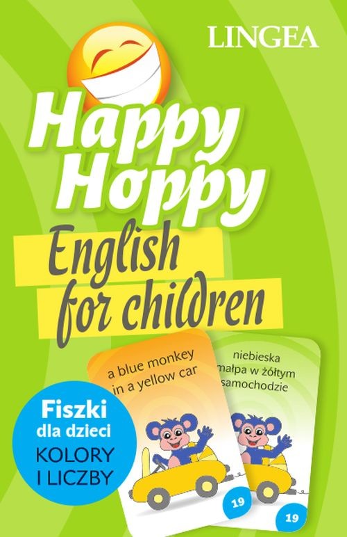 okładka Happy hoppy english for children fiszki dla dzieci kolory i liczby książka | Opracowanie zbiorowe
