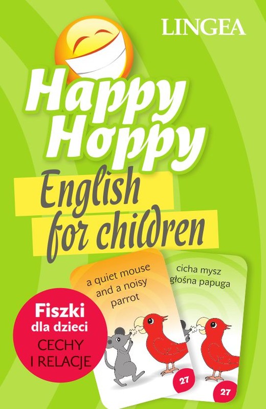 okładka Happy hoppy english for children fiszki dla dzieci cechy i relacje książka | Opracowanie zbiorowe