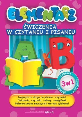 okładka Elementarz. Ćwiczenia w czytaniu i pisaniu książka | Opracowanie zbiorowe