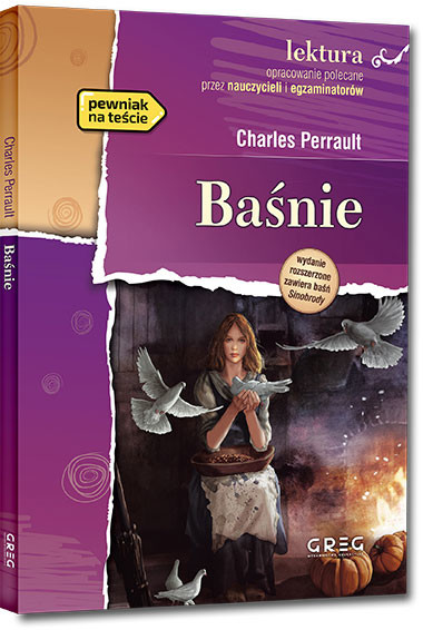 okładka Baśnie perrault lektura z opracowaniem książka | Charles Perrault