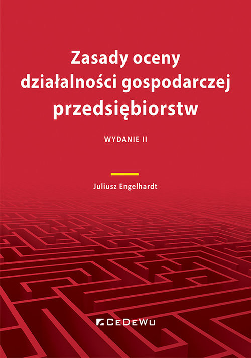 okładka Zasady oceny działalności gospodarczej przedsiębiorstw książka | Engelhardt Juliusz